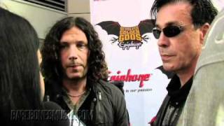 Rammstein at the Revolver Golden Gods awards - Black Carpet interview