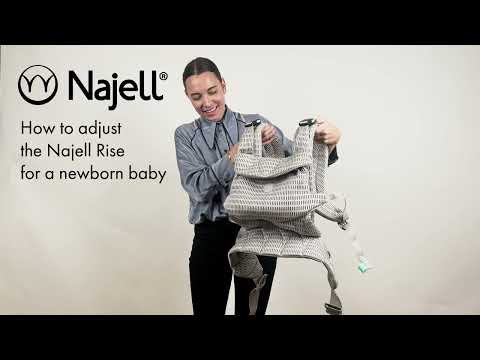 So stellst du die Najell Rise für ein neugeborenes Baby ein