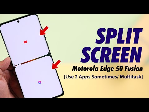 How To Enable Split Screen on Motorola Edge 50 Fusion! [Enter & Use]