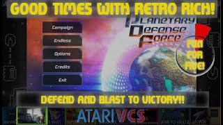 Atari VCS - Planetary Defense Force! - Fun For Five! Good Times With Retro Rich Ep. 369