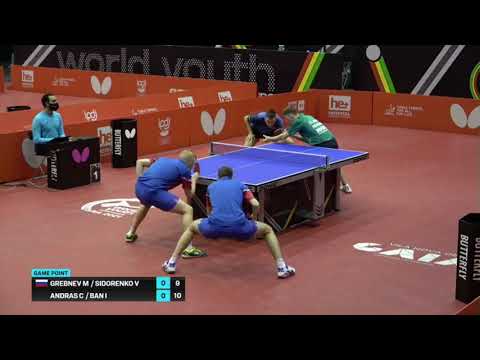 Finale.Sidorenko-Grebnev, boys doubles.ITTF World Youth Championships 2021.