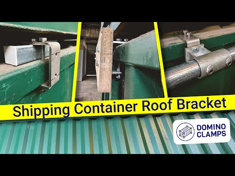 Shipping Container Roof Bracket | Domino Clamps