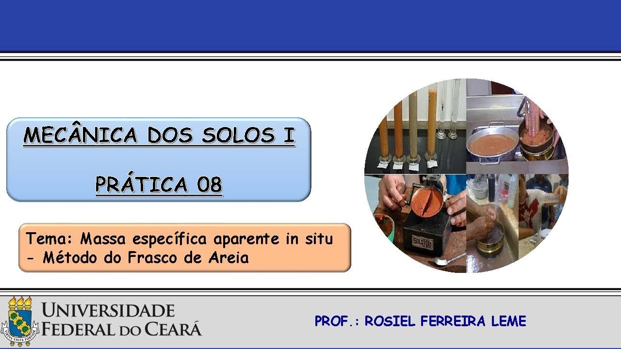 Prática 08 - Massa específica aparente in situ