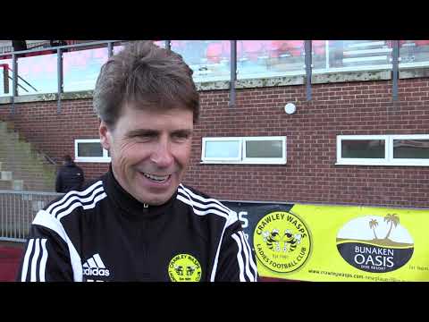 Reaction | Crawley Wasps Ladies 2-0 Chichester City Ladies - Paul Walker