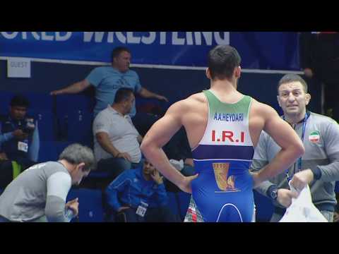 BRONZE GR - 97 kg: O. NURIYEV (AZE) v. A. HEIDARI (IRI)