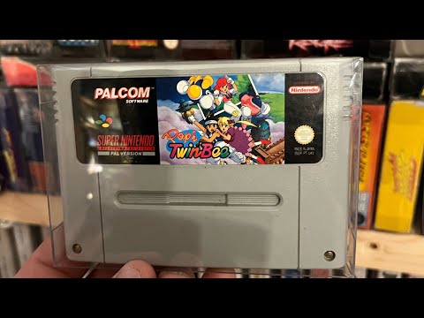 Pop ‘N’ Twinbee Super Nintendo gameplay, shmup. 