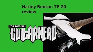 Video thumbnail for Harley Benton TE-20 - review by SwedishGuitarNerd