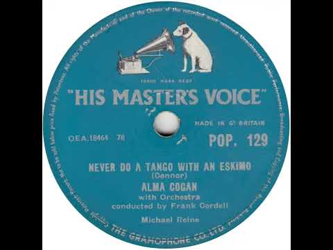 UK New Entry 1955 (150) Alma Cogan - Never Do A Tango With An Eskimo