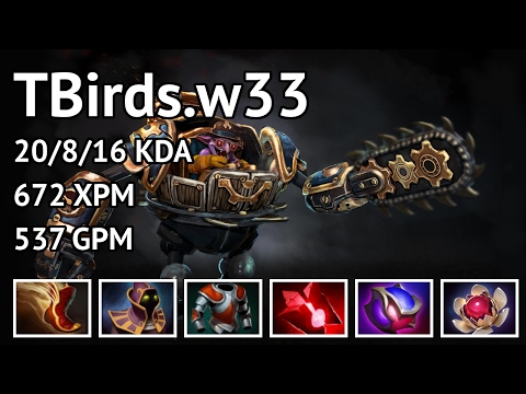 Dota Memories TBirds.w33 - Timbersaw highlights - Game 3233237533 - Dota 2