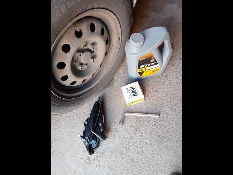 ЛАДА ГРАНТА. Замена масла без ямы.