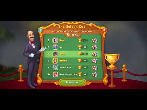 86 - 90 Golden Cup ☆ after 8526 ☆ Gardenscapes