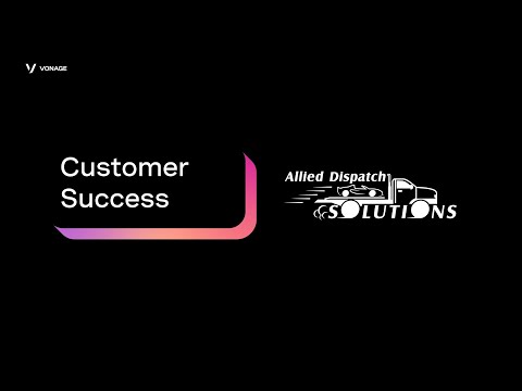 Vonage Contact Center allows Allied Dispatch Solutions to better focus on customer needs
