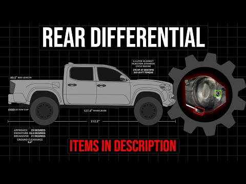 How to Replace Rear Differential Fluid Toyota Tacoma 3rd Gen