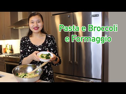 Pasta e Broccoli e Formaggio | Pasta with Broccoli and Fried Cheese