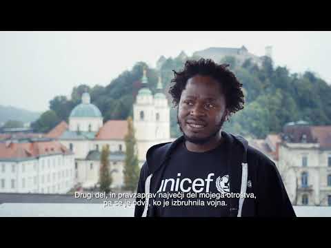 Ishmael Beah, UNICEF-ov ambasador, na obisku v Sloveniji | 1:26