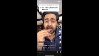 Doctor reacts to why you never pop pimples! #shorts