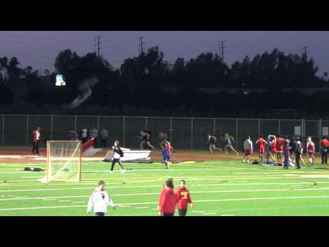 VarG 200m vs Rosary 3-6-14 - Los Alamitos Girls