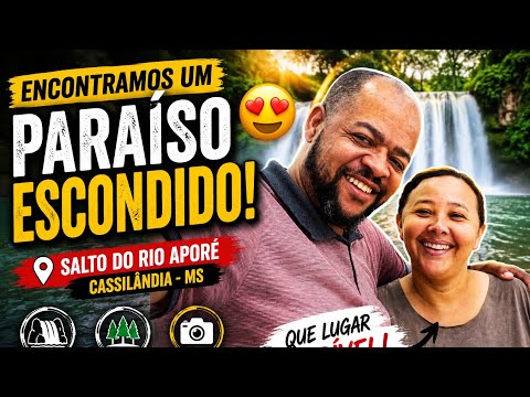 PARAMOS EM UM PARAÍSO ESCONDIDO! 😱 Conhecemos o Salto do Rio Aporé em Cassilândia-MS
