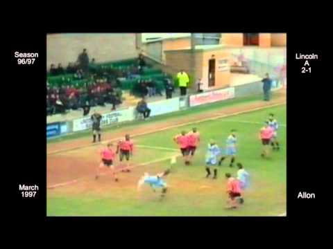 1996 - 97 Hartepool FC 37 L Lincoln - Allon