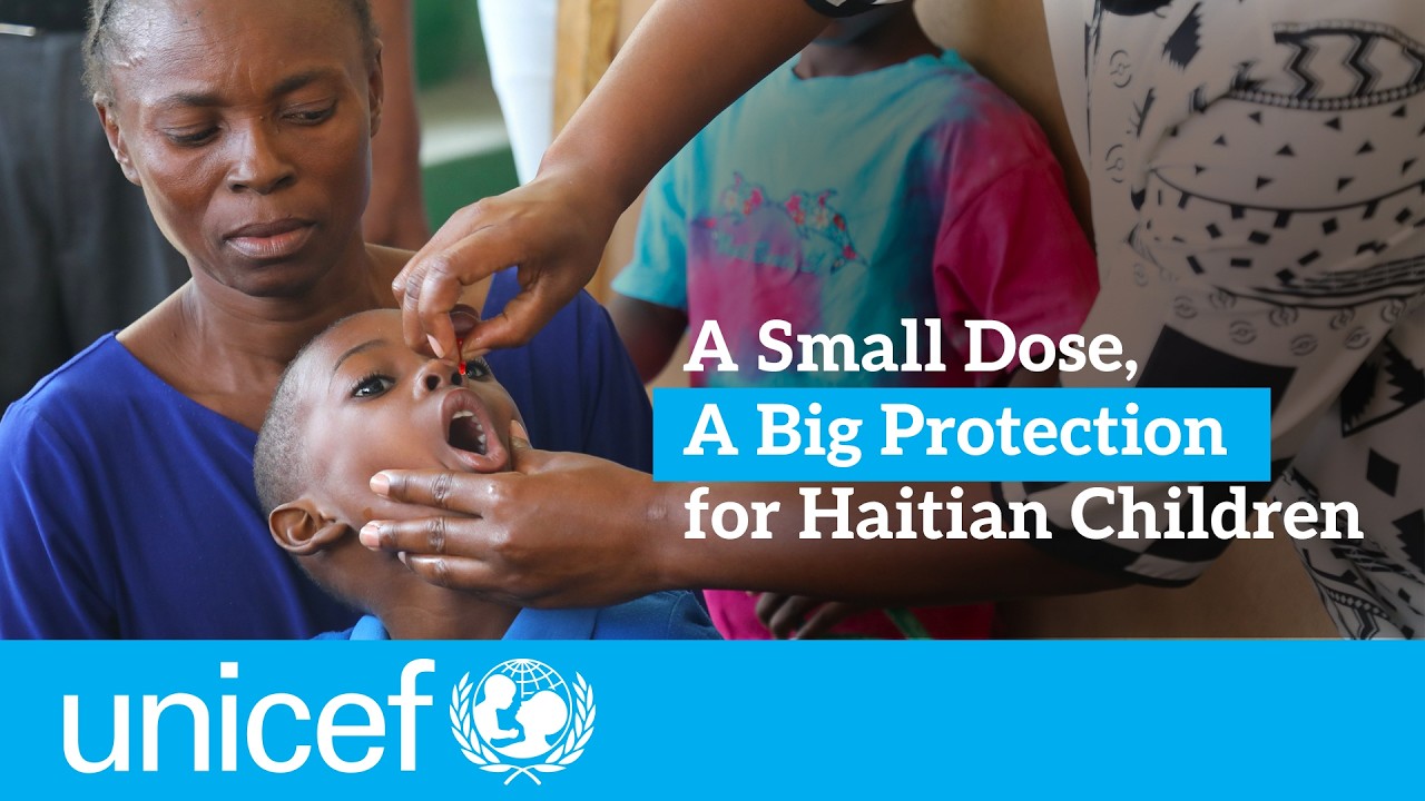 A simple dose, a healthier future for Dalensky | UNICEF Haiti