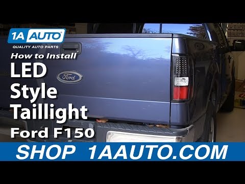 How To Install LED Style Taillights 04-08 Ford F-150