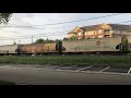 Southbound Hopper Freight Train On Elm St In Deerfield IL