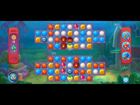 Fishdom Hard Level 10627 (with ingame lightning booster) @choraelmin