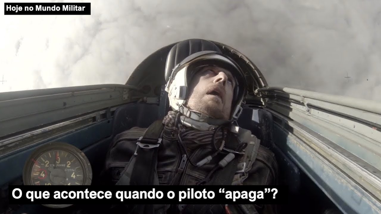 O que acontece quando um piloto de caça "apaga"?