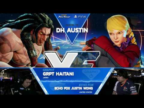 SFV: GRPT Haitani vs Echo Fox Justin Wong - Dreamhack Austin 2017 Top 8 - CPT2017