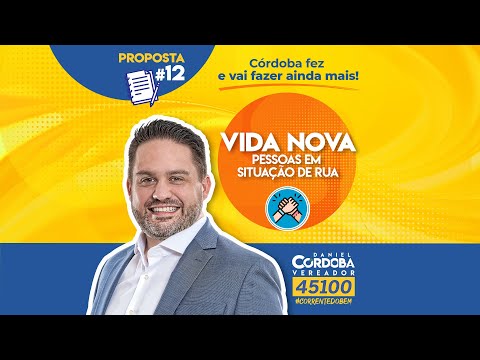 PROPOSTA 12: VIDA NOVA MORADORES EM SITUAÇÃO DE RUA