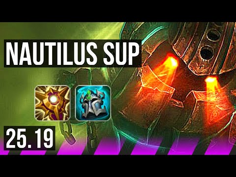 NAUTILUS & Miss Fortune vs BLITZCRANK & Kai'Sa (SUP) | 17k DMG, 4/5/27 | KR Master | 25.19