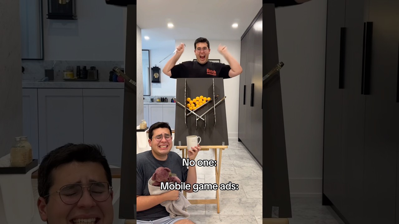 MOBILE GAME ADS BE LIKE… 🤣💀 #shorts #comedy #gaming