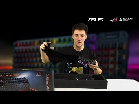 ASUS ROG Claymore Mechanical RGB Keyboard Unboxing!