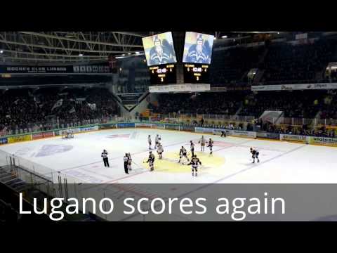 Atmosphere at HC Lugano - Zugo 1/4-final match