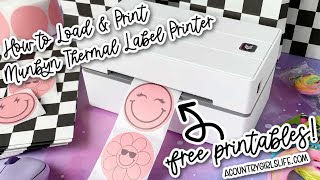 How to Load & Setup Munbyn Thermal Label Printer {+FREE PRINTABLES}