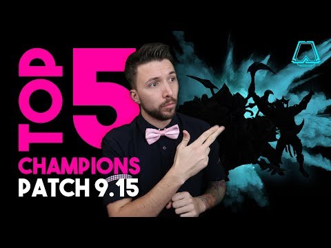 TOP 5 EARLY MUST HAVE CHAMPIONS PATCH 9.15 | TFT | TeamFight Tactics