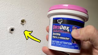 How to Use DAP DryDex Spackling to Fix Drywall Holes
