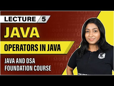 Java Lecture 5 Operators In Java