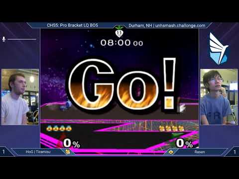 Cold Hard Smash 5 SSBM - HoG | Tiramisu (Fox) vs. Rasen (Sheik) - Melee LQF