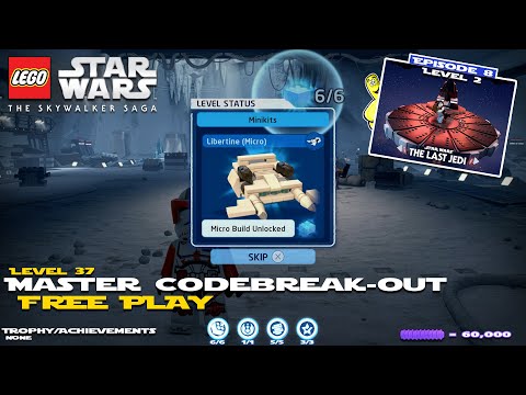 Lego Star Wars The Skywalker Saga: Lvl 37 Master Codebreak-Out FREE PLAY - HTG