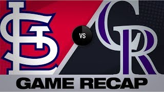 Desmond, Senzatela lift Rockies to 2-1 win | Cardinals-Rockies Game Highlights 9/11/19