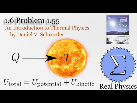 1 6 Heat Capacities Problem 1 55 Thermal Physics Schroeder