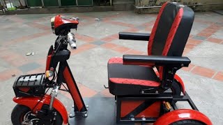 Handicapped Electric Scooter | Electric Tricycle for senior citizens