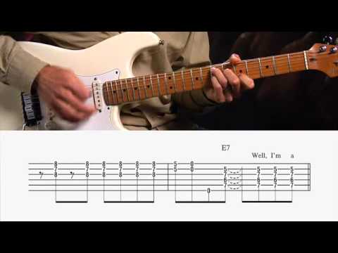 Stevie Ray Vaughan "Love Struck Baby" Guitar Lesson @ GuitarInstructor.com (excerpt)