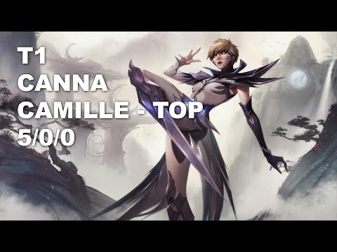 T1 Canna Top Camille vs Jax - KR Challenger Patch 10.9