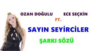 Download lagu Ozan Doğulu - Sayın Seyirciler ft. Ece Seçkin - Şarkı Sözü || Şarkı Defteri mp3 Download lagu Ozan Doğulu - Sayın Seyirciler ft. Ece Seçkin - Şarkı Sözü || Şarkı Defteri mp3