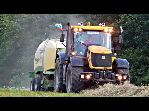 PD Dobrá Niva - Seno 2015 - 4x JCB Fastrac, John Deere