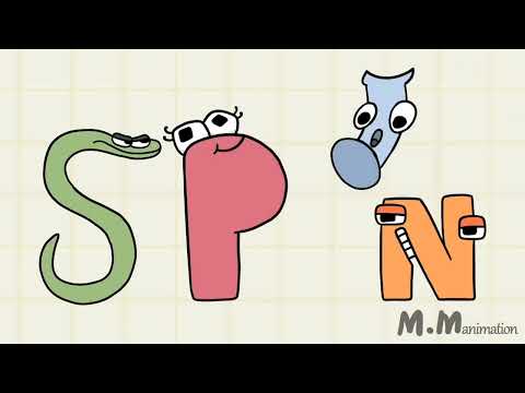 Alphabet lore Parodies but they can speak accurate english Part 1