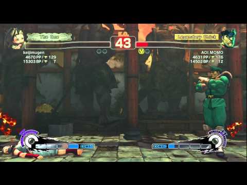 SSF4 AE AOI MOMO (Bison) Vs keijimugen (Ibuki)
