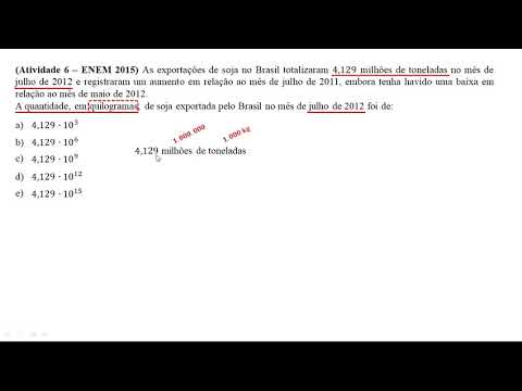 ATIVIDADE 06 (Semana 3) - ESTUDO DOS NÚMEROS, POTÊNCIA DE 10, NOTAÇÃO CIENTÍFICA